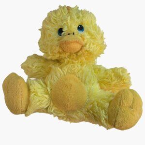 Plush Yellow Baby Duck Ducky Toy Easter Shabby Lovey 7 inch
